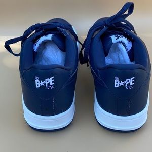 Bapesta FS-001 - A Bathing Ape Low Navy -Size 10.5